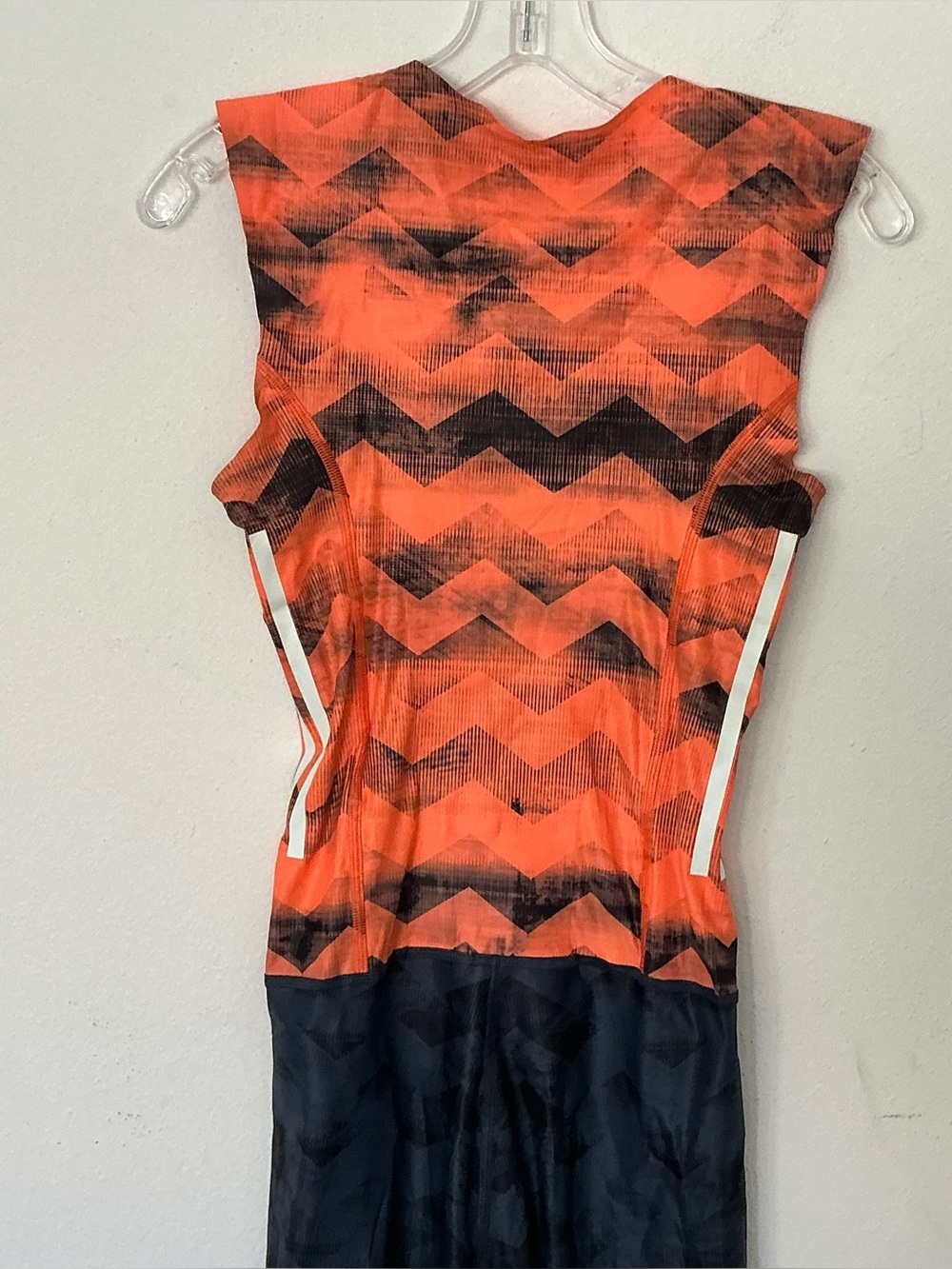 Adidas Climachill Energy Running Compression Suit Orange Black Size Small - Picture 8 of 10